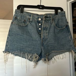 Levi denim shorts